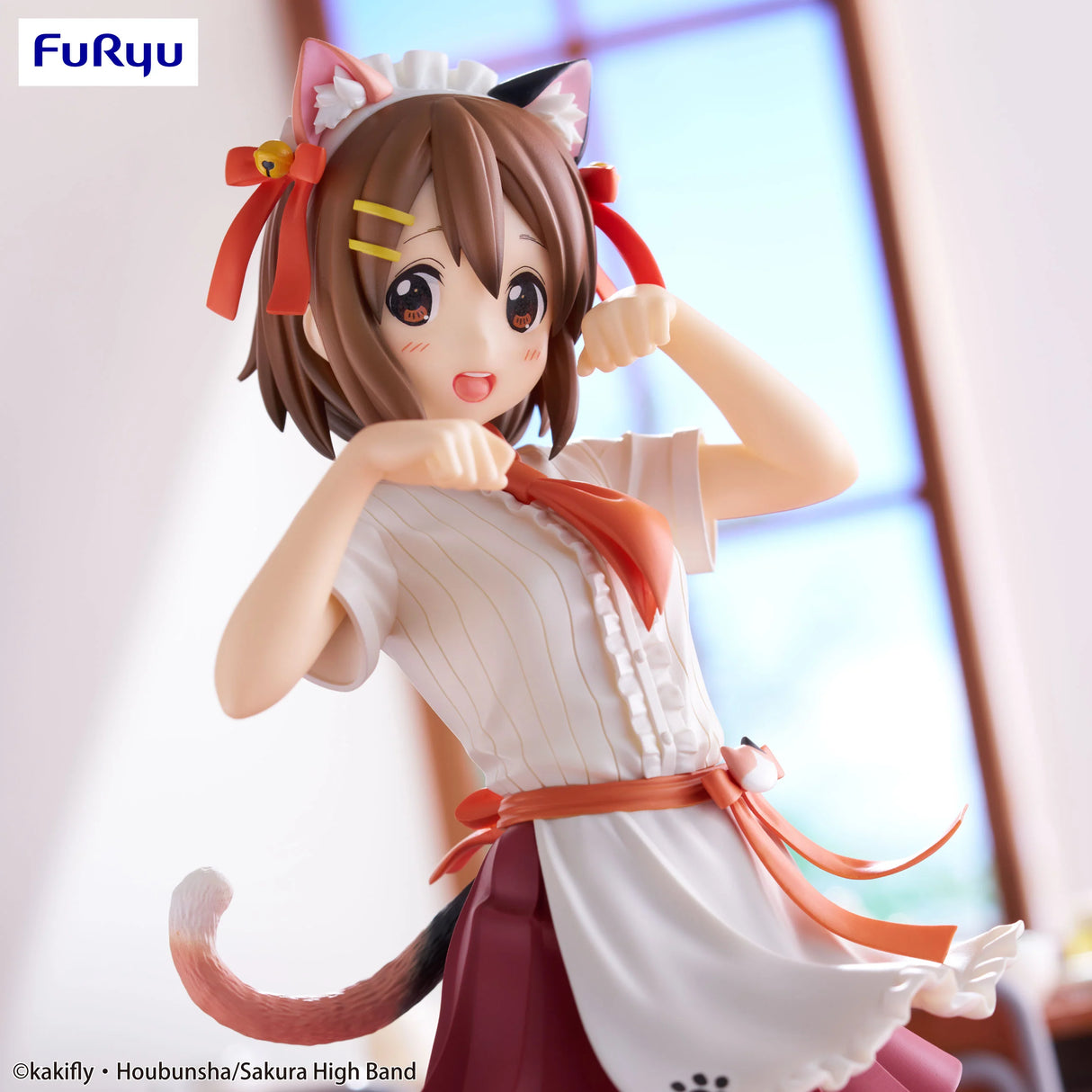 K-On! Trio-Try-iT Yui Hirasawa PVC Statue, 22 cm by Furyu