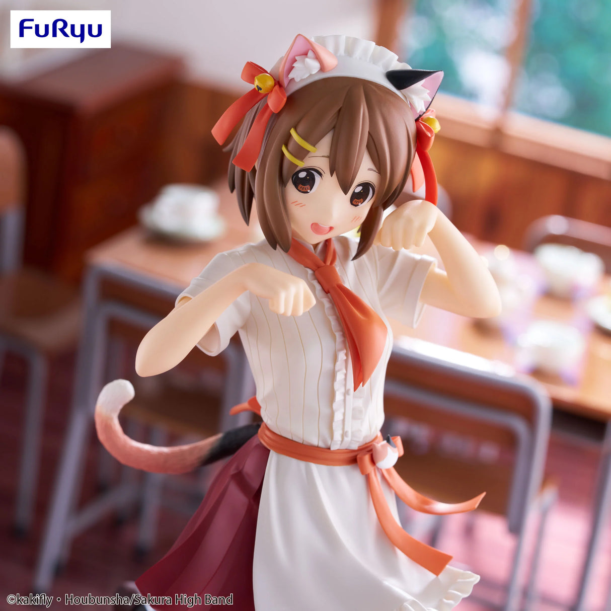 K-On! Trio-Try-iT Yui Hirasawa PVC Statue, 22 cm by Furyu