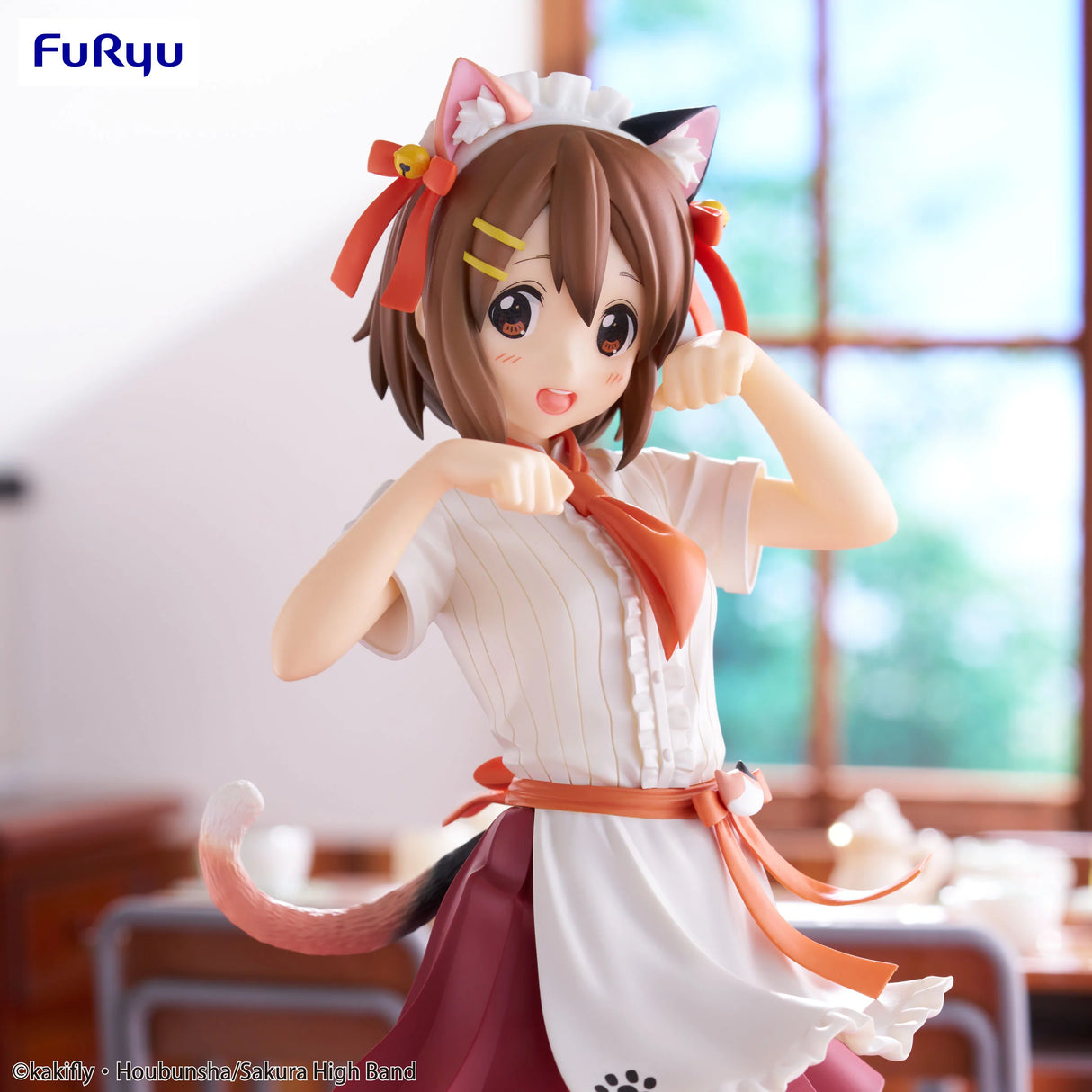 K-On! Trio-Try-iT Yui Hirasawa PVC Statue, 22 cm by Furyu