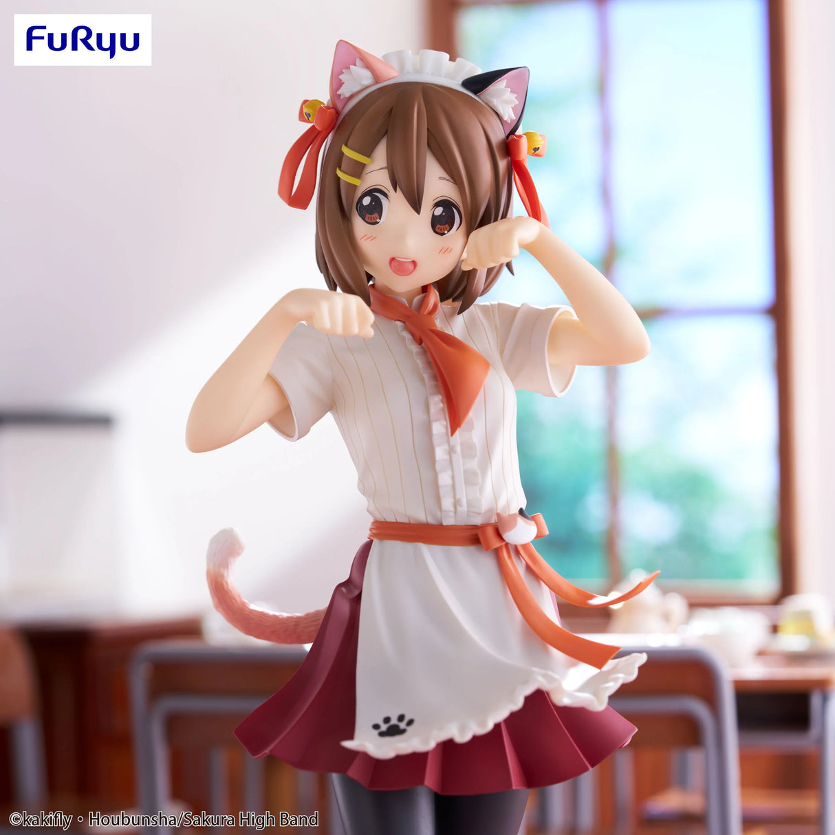 K-On! Trio-Try-iT Yui Hirasawa PVC Statue, 22 cm by Furyu