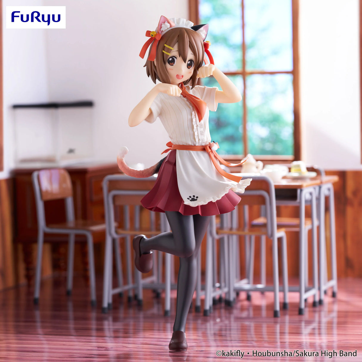 K-On! Trio-Try-iT Yui Hirasawa PVC Statue, 22 cm by Furyu