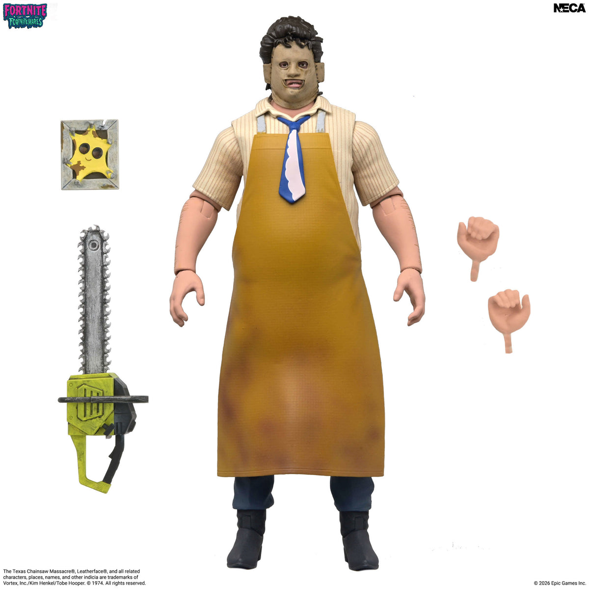 Fortnite x The Texas Chainsaw Massacre Leatherface 7" Fortnitemares Action Figure