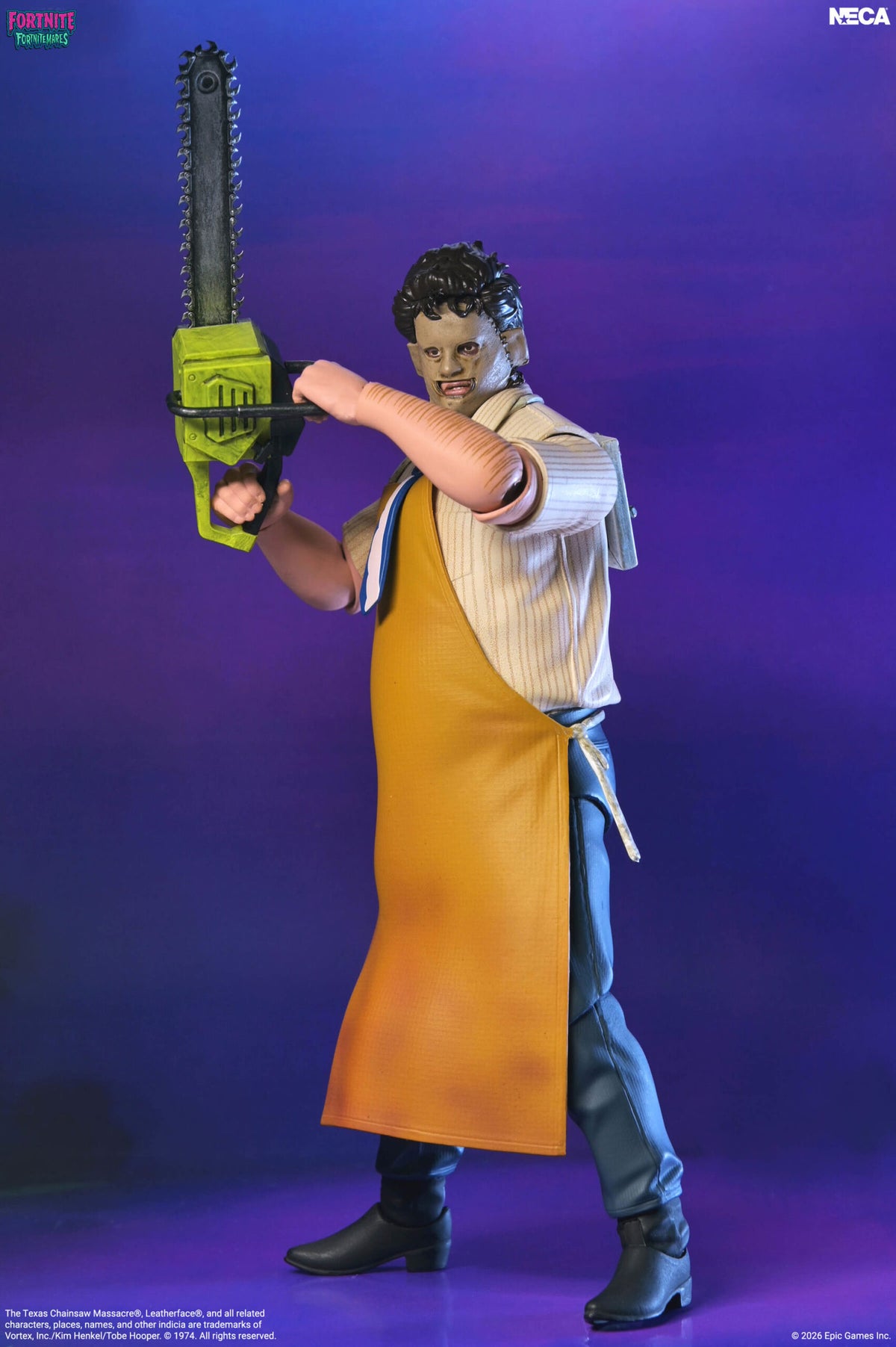 Fortnite x The Texas Chainsaw Massacre Leatherface 7" Fortnitemares Action Figure