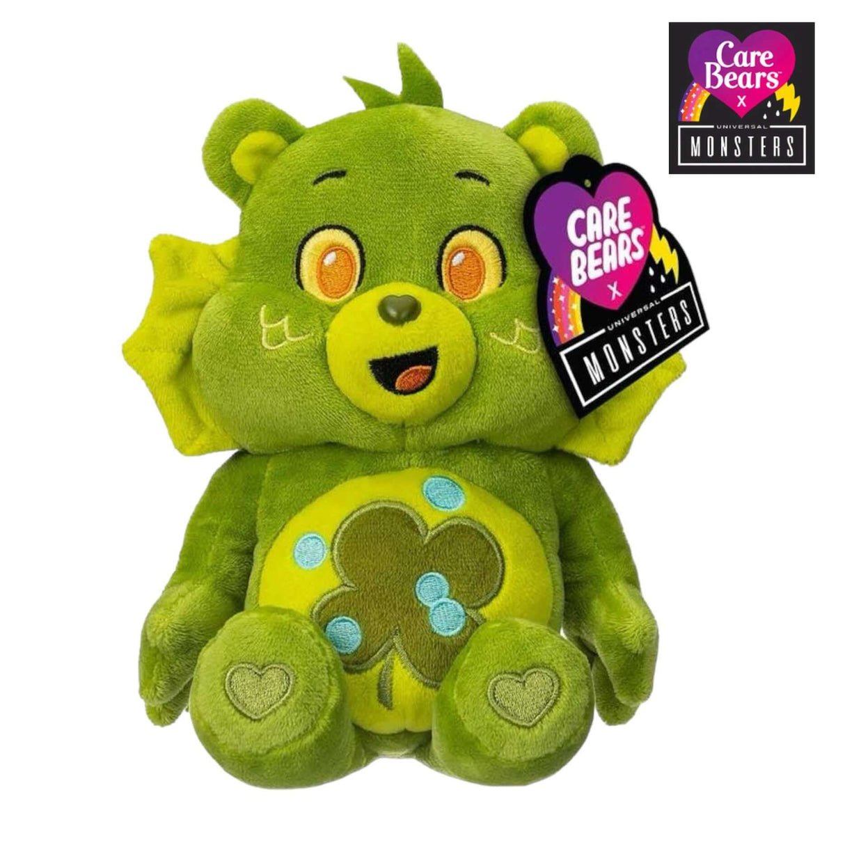 Care Bears x Universal Monsters Good Luck Bear as Creature From the Black Lagoon 22cm Plush