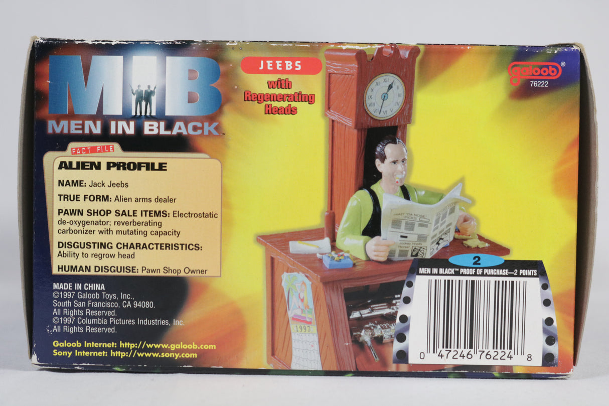 Men in Black Jeebs With Regenerating Heads 1997 Galoob Toys Action Figure