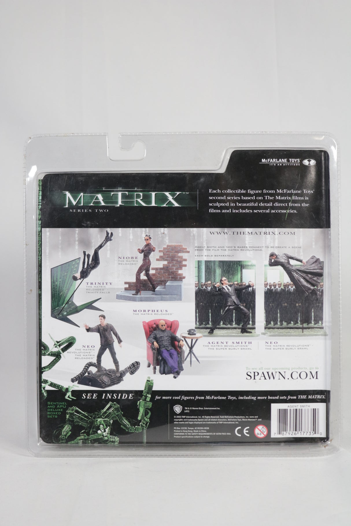 The Matrix Agent Smith Series 2 McFarlane Toys Action Figure