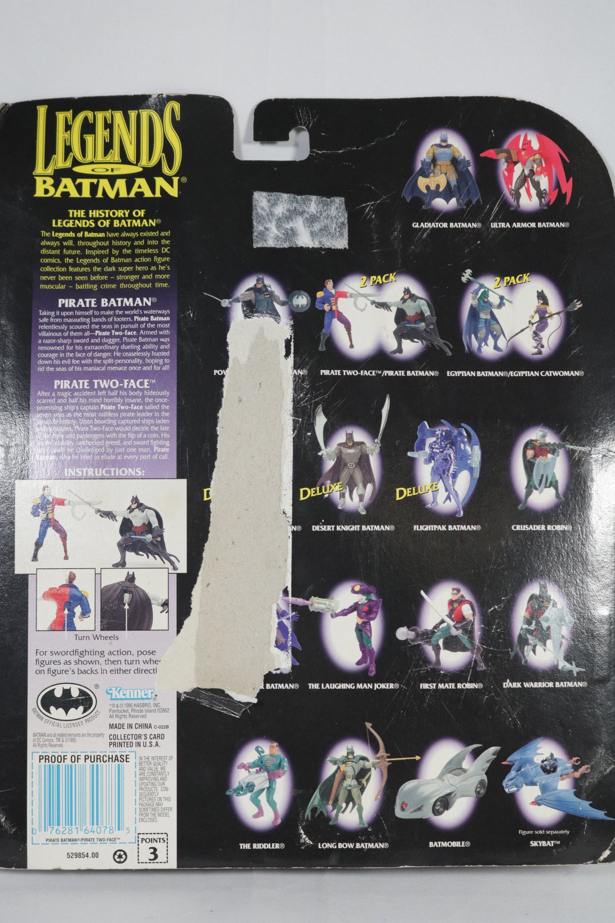 DC Comics Legends of Batman Pirate Batman and Pirate Two-Face 1995 Kenner Action Figure 2-Pack