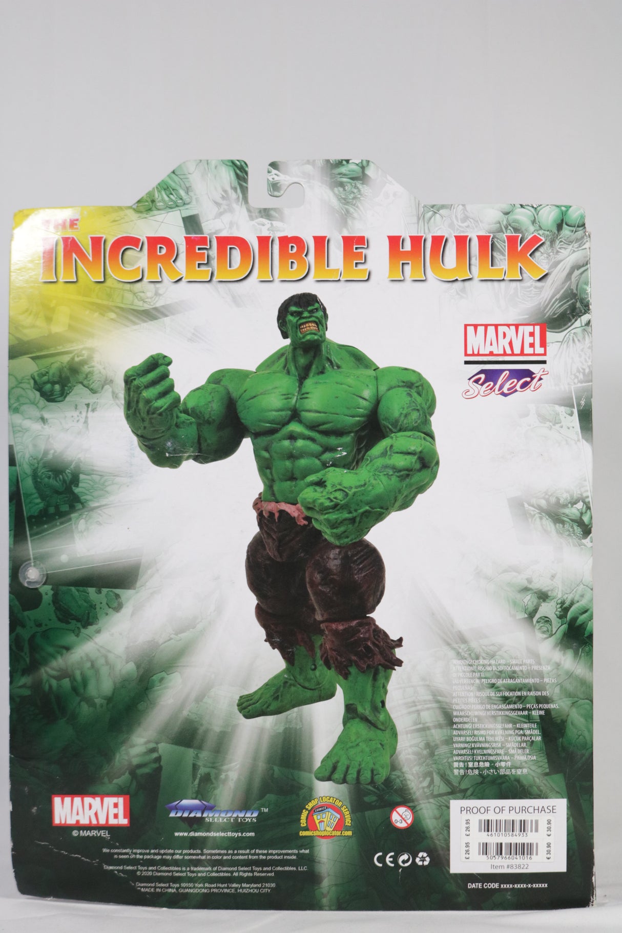 Marvel Select The Incredible Hulk Action Figure