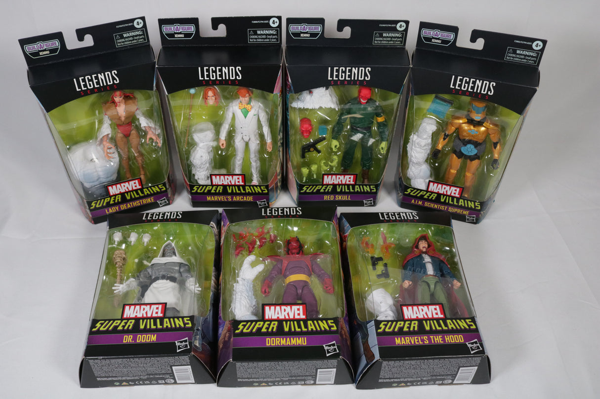 Marvel Legends Xemnu Build a Figure Complete Set of Action Figures