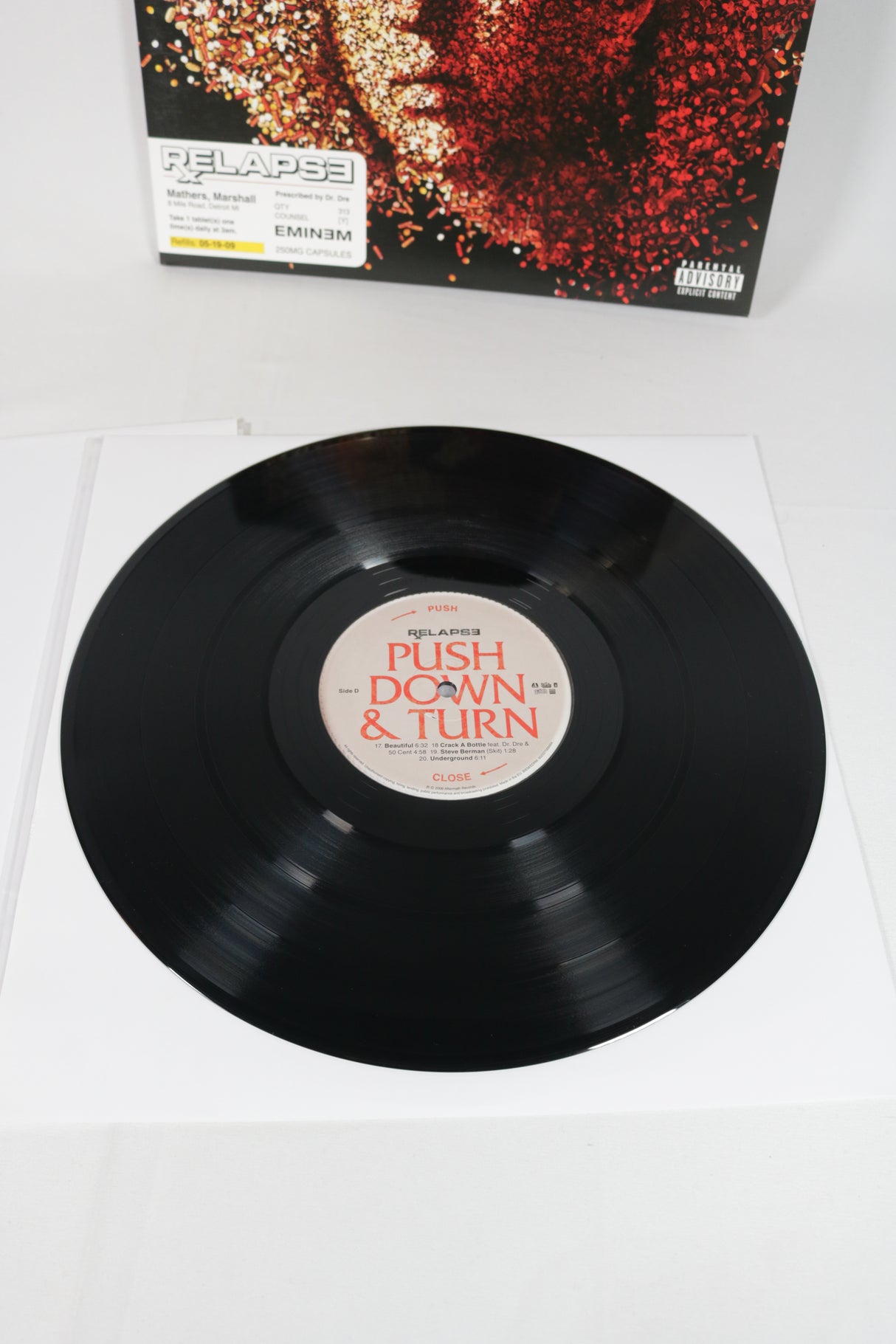 Eminem Relapse Vinyl Record
