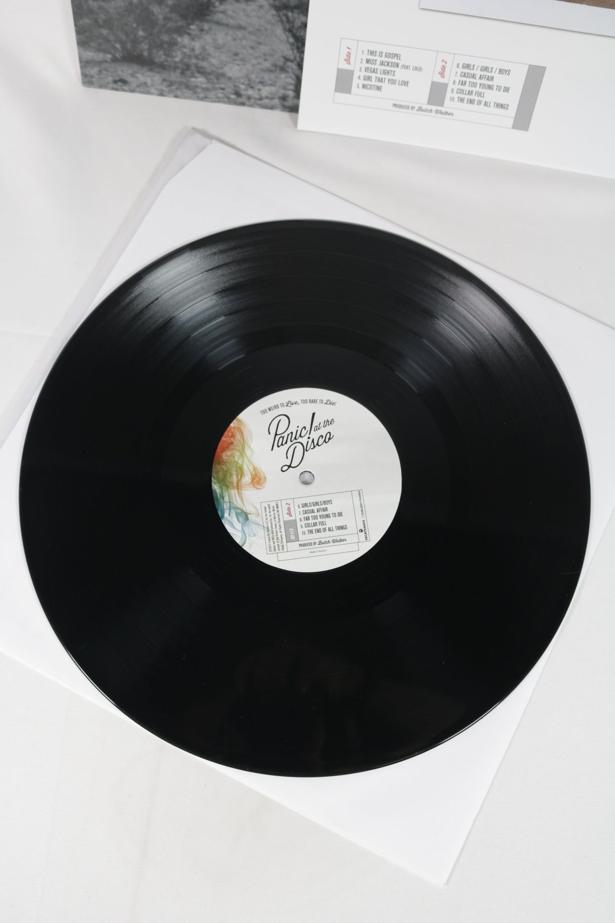 Panic! at the Disco Too Weird to Live Vinyl Record