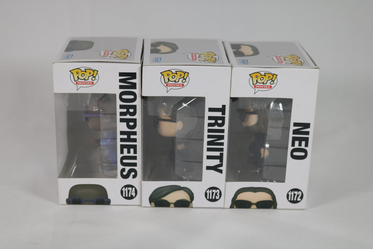 The Matrix Funko Pop! Vinyl Bundle of 3 Figures