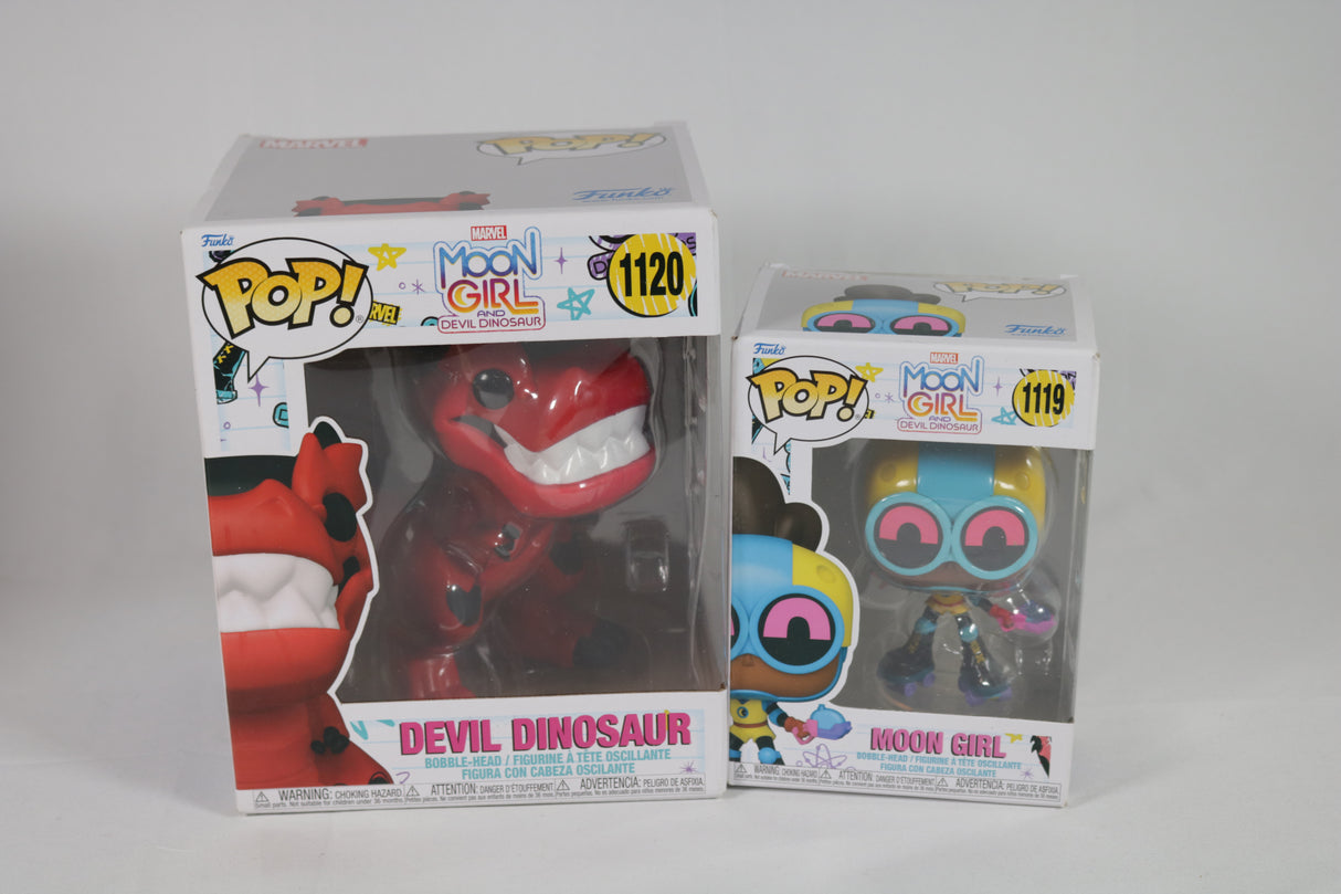 Moon Girl And Devil Dinosaur Funko Pop! Vinyl Figure Set