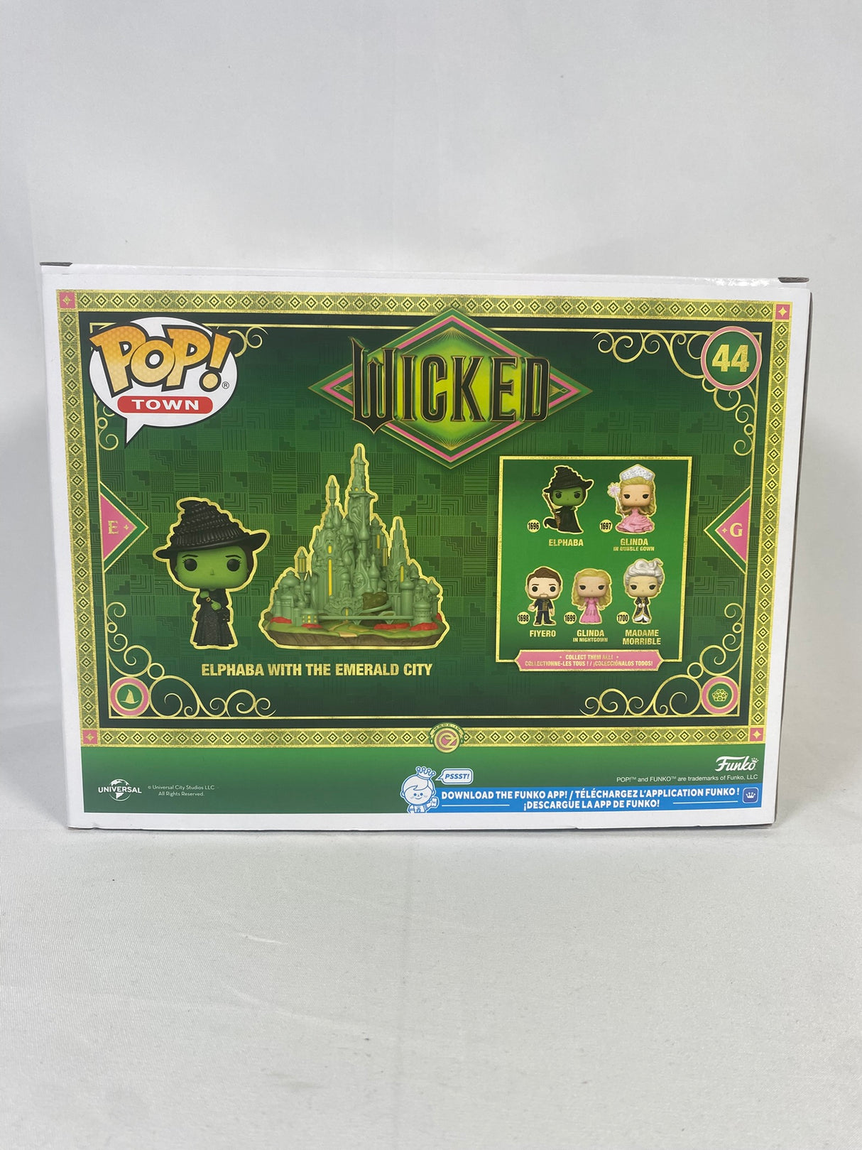 Wicked Elphaba With The Emerald City Funko Pop! Town Vinyl Figure #44