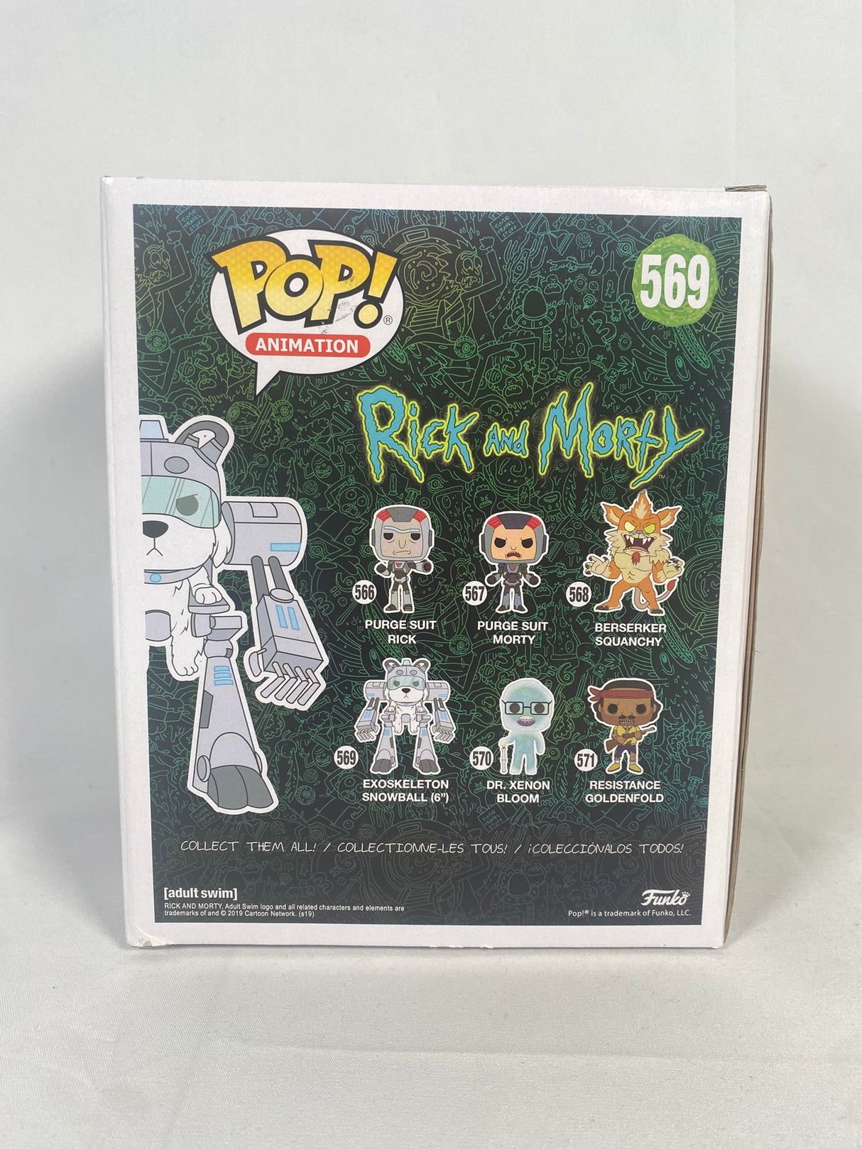 Rick And Morty Exoskeleton Snowball Funko Pop! Vinyl Figure #569