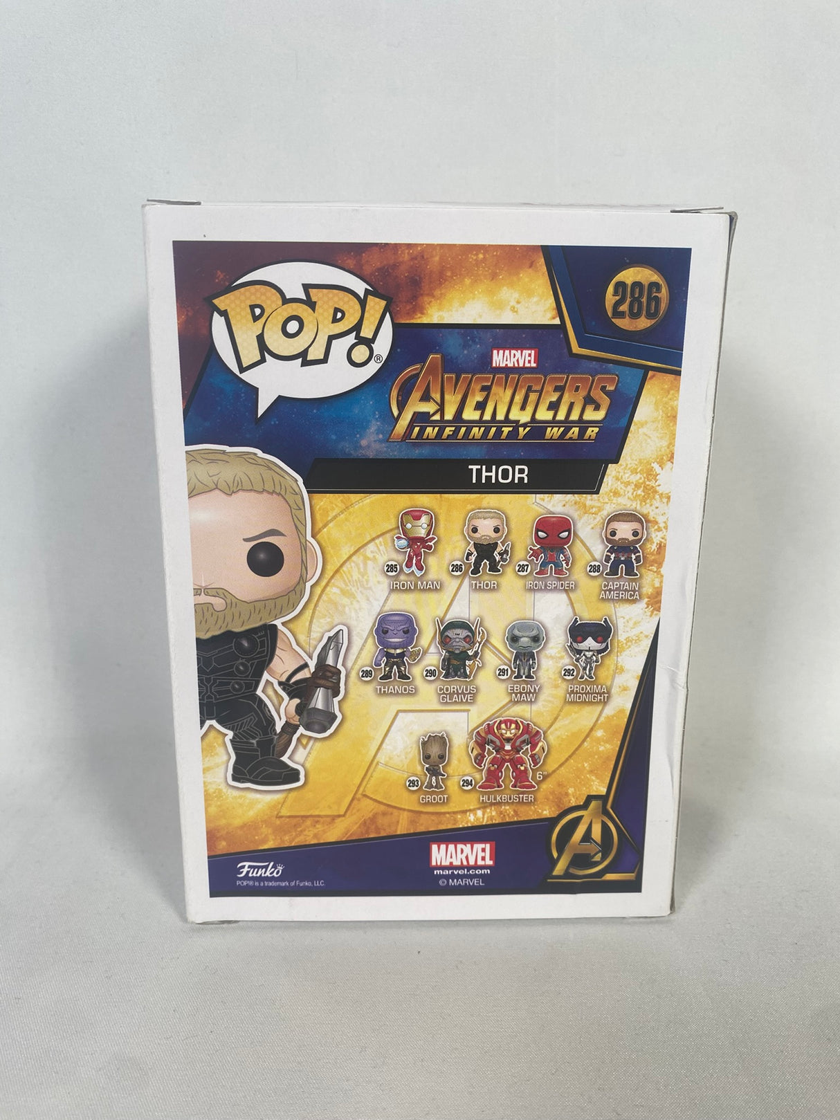 Avengers Infinity War Thor Funko Pop! Vinyl Figure #286