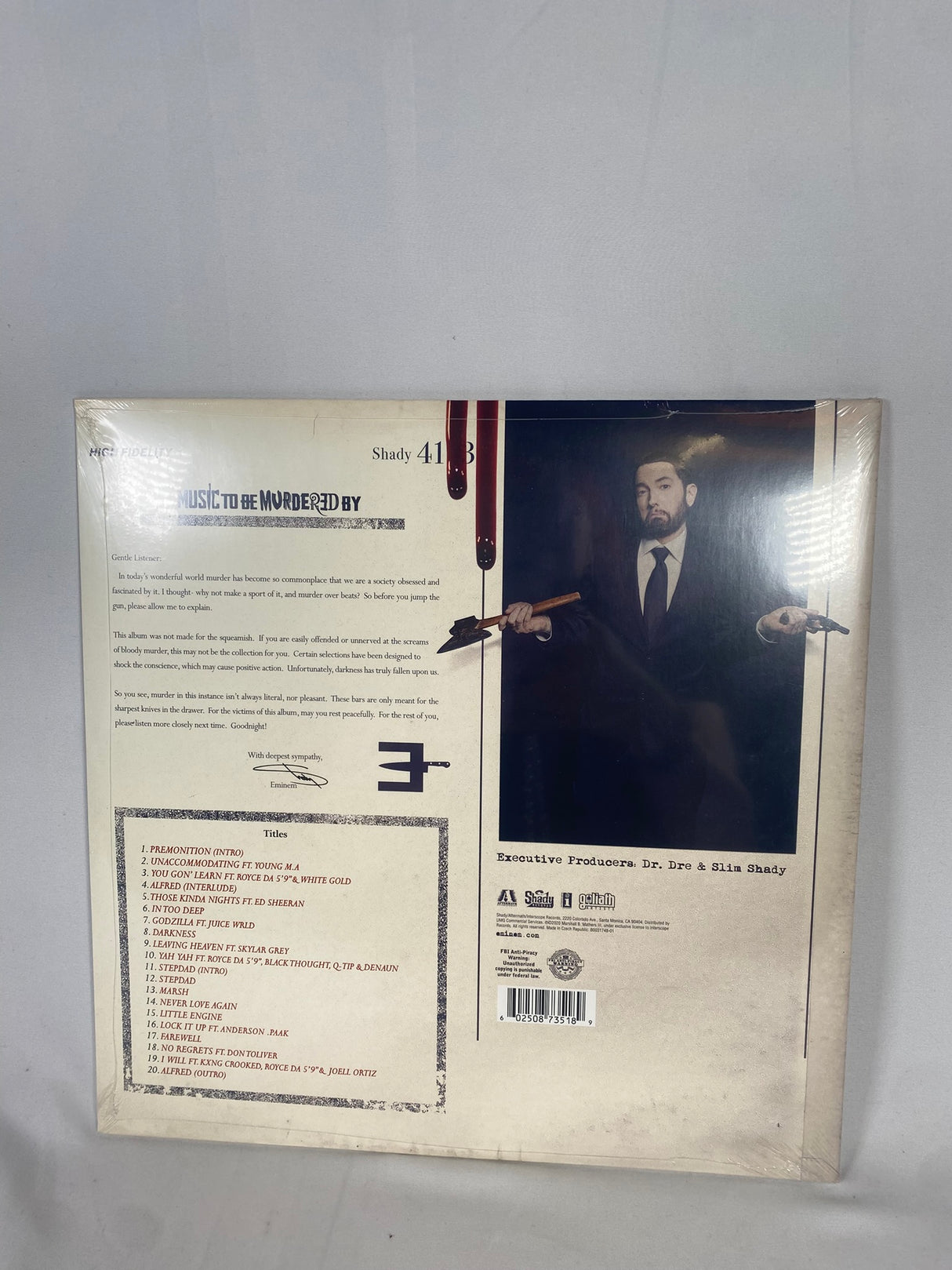 Music to be Murdered By Eminem Vinyl