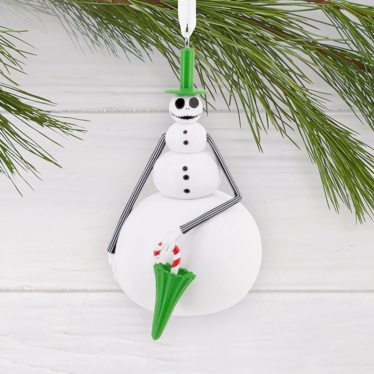The Nightmare Before Christmas Snowman Jack Skellington Hallmark Christmas Tree Decoration Ornament
