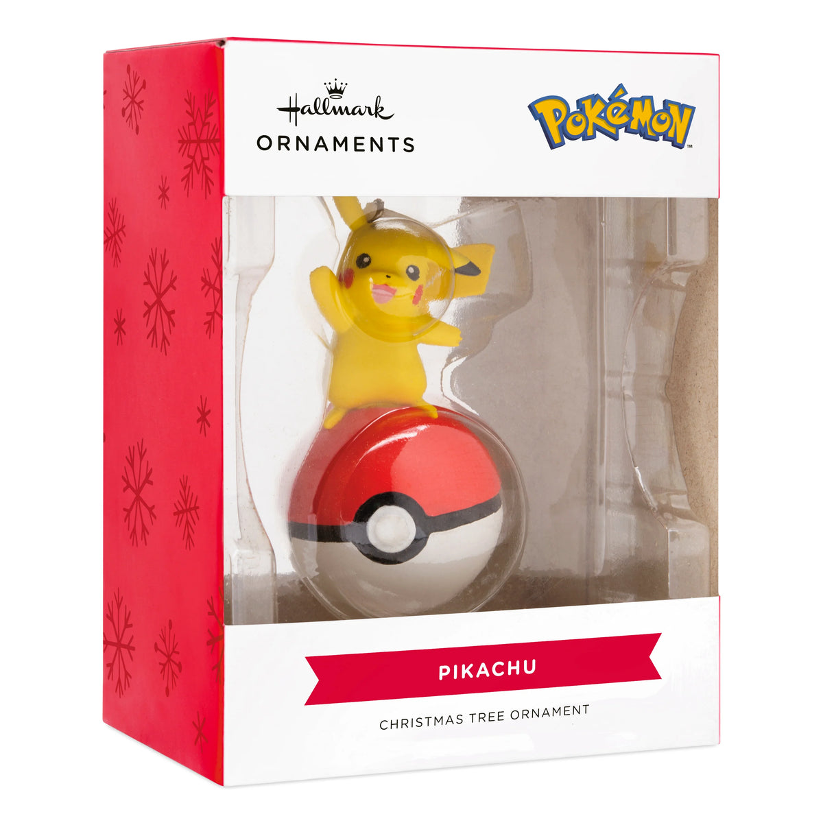 Pokemon Pikachu on Poke Ball Hallmark Christmas Tree Decoration Ornament