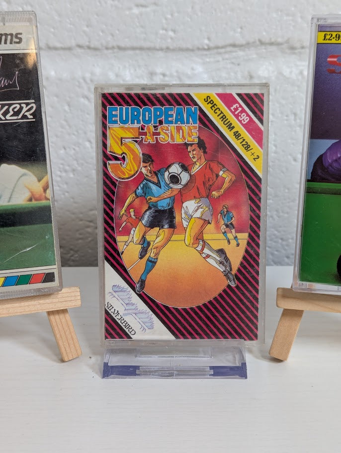 European 5-A-Side, Steve Davis Snooker & 3D Snooker ZX Spectrum Video Game 3-Pack Bundle