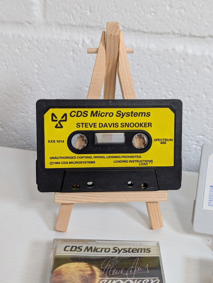 European 5-A-Side, Steve Davis Snooker & 3D Snooker ZX Spectrum Video Game 3-Pack Bundle