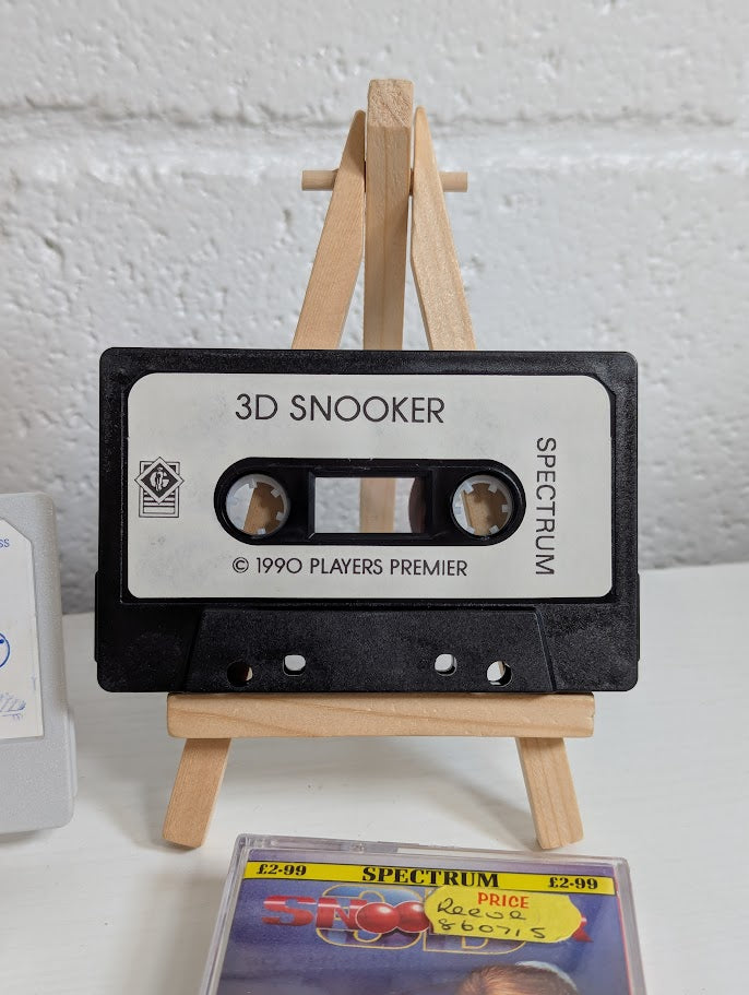 European 5-A-Side, Steve Davis Snooker & 3D Snooker ZX Spectrum Video Game 3-Pack Bundle