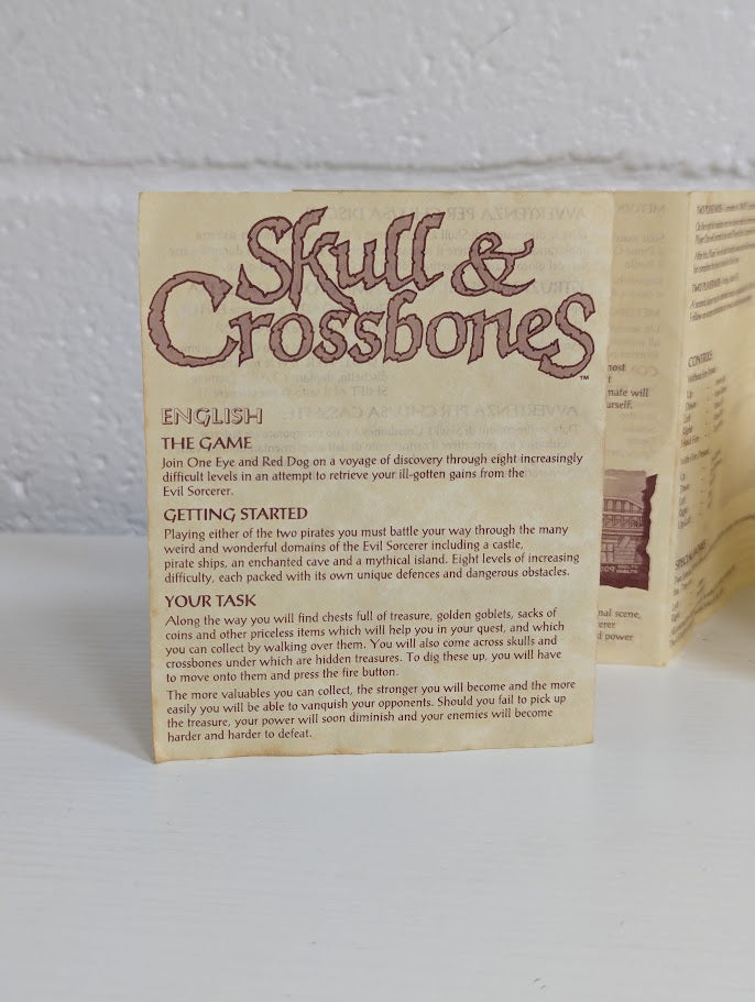 Skull & Crossbones ZX Spectrum Video Game