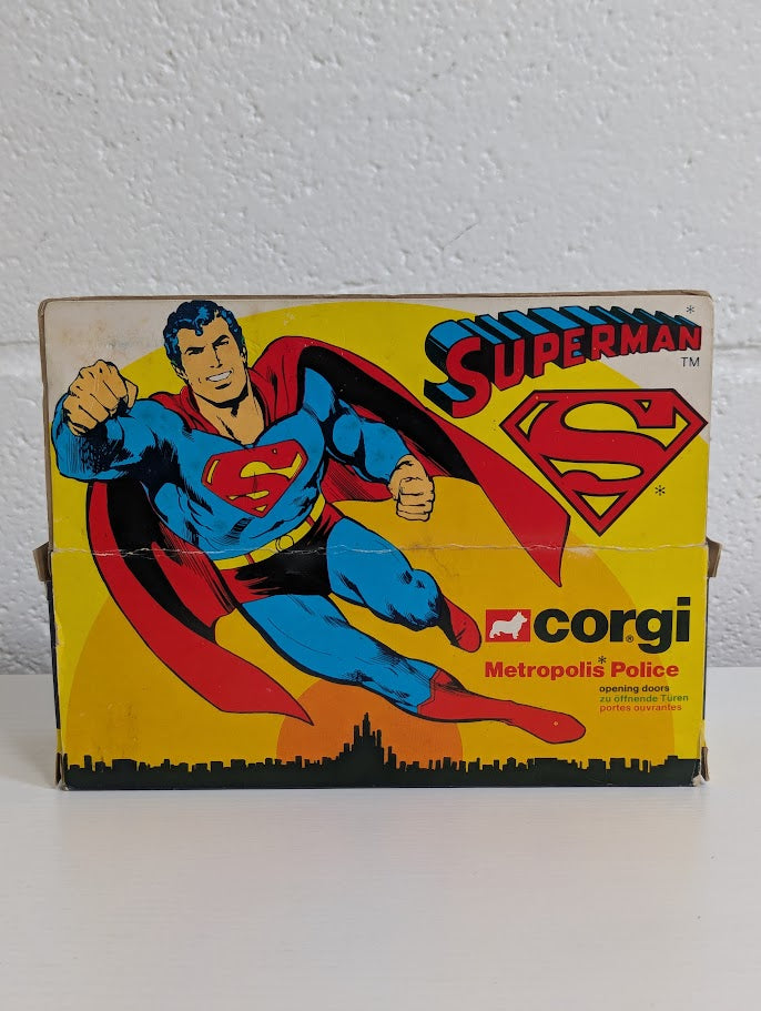 Superman Metropolis Police Car 1979 Corgi Die Cast Model Vehicle