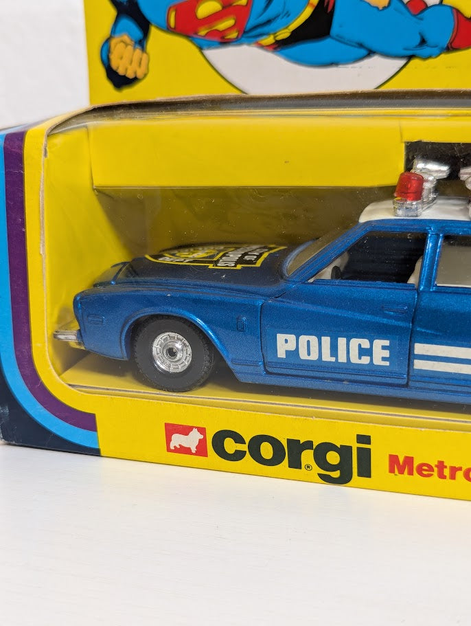 Superman Metropolis Police Car 1979 Corgi Die Cast Model Vehicle