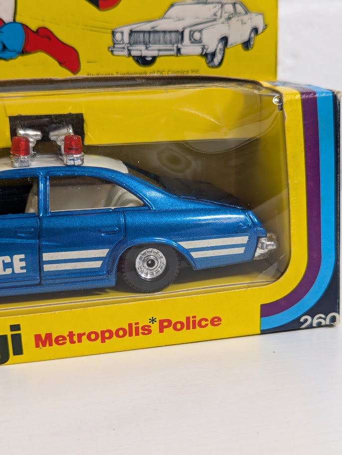 Superman Metropolis Police Car 1979 Corgi Die Cast Model Vehicle