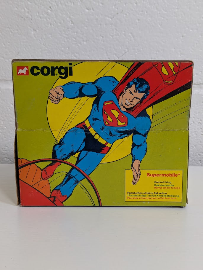 Superman Supermobile (With Missiles) 1979 Corgi Die Cast Model Vehicle