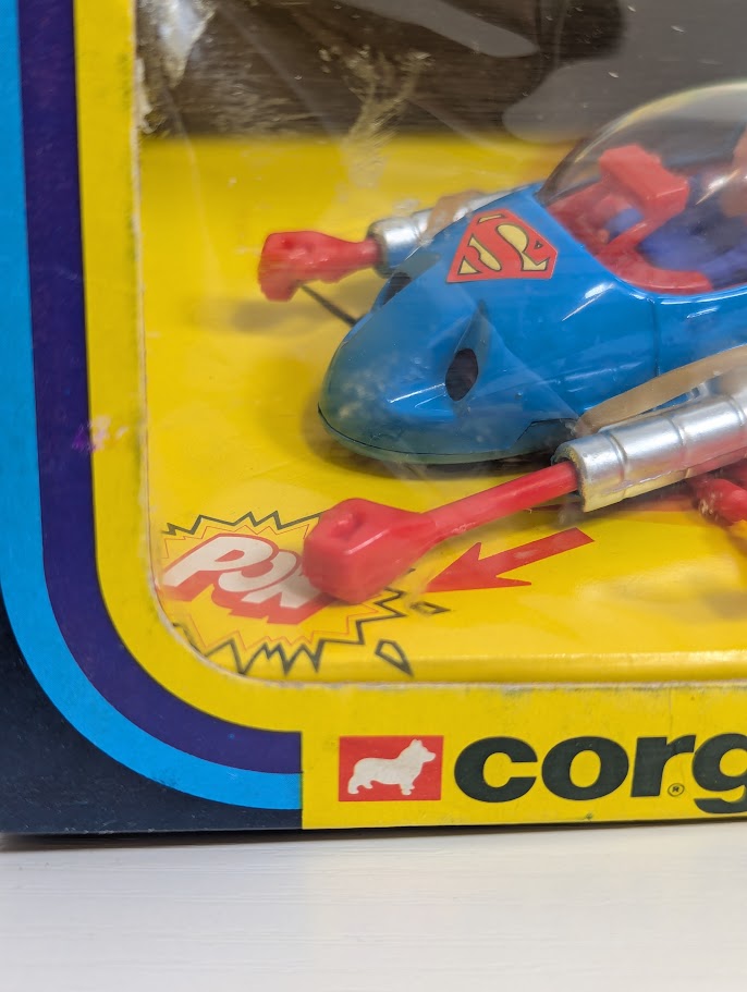 Superman Supermobile (With Missiles) 1979 Corgi Die Cast Model Vehicle