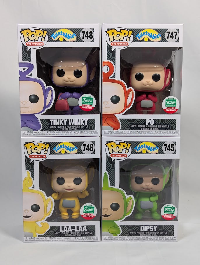 Teletubbies Tinky Winky, Dipsy, Laa-Laa & Po Funko Pop! Vinyl Figure 4-Pack