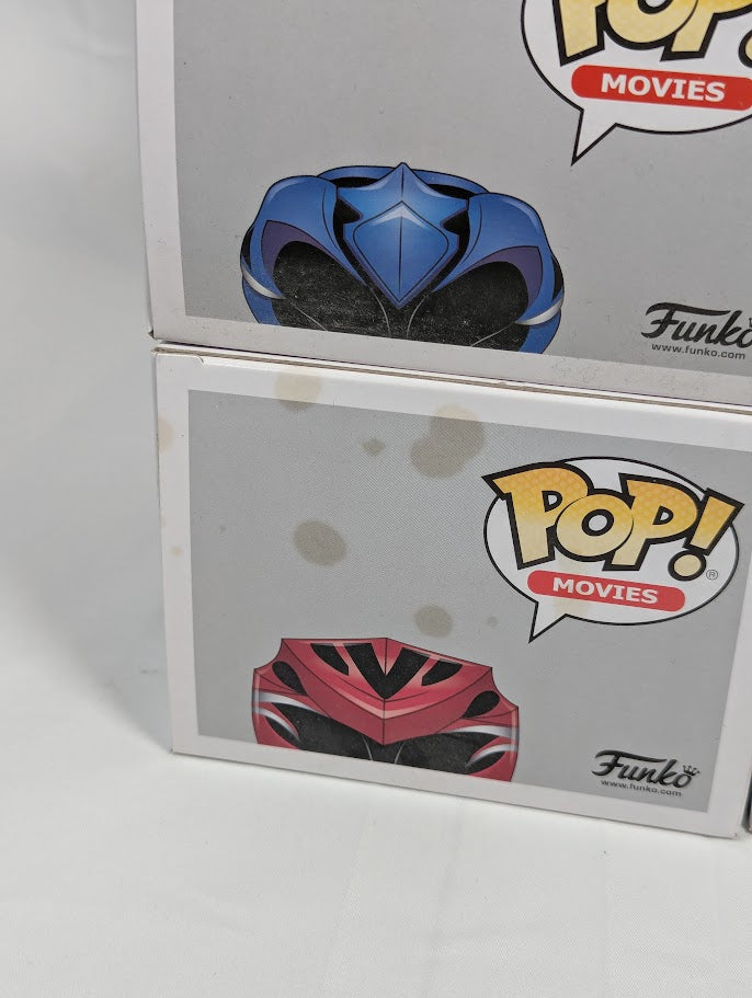 Power Rangers Red, Black, Blue, Pink & Yellow Ranger Funko Pop! Vinyl Figure 5-Pack