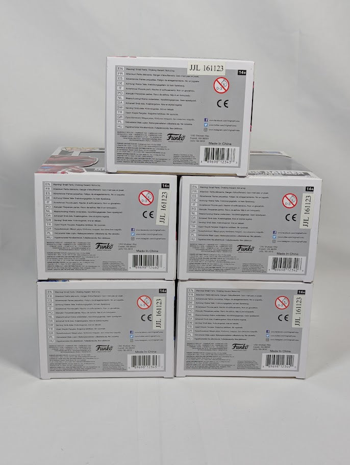 Power Rangers Red, Black, Blue, Pink & Yellow Ranger Funko Pop! Vinyl Figure 5-Pack