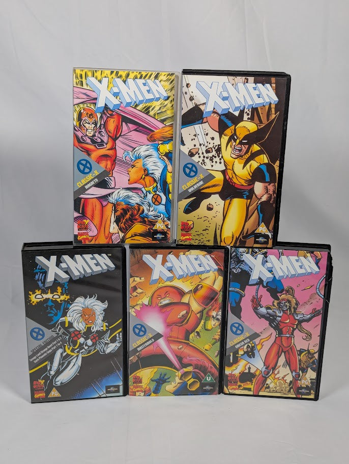 X-Men Classic X VHS Tape Set of 5