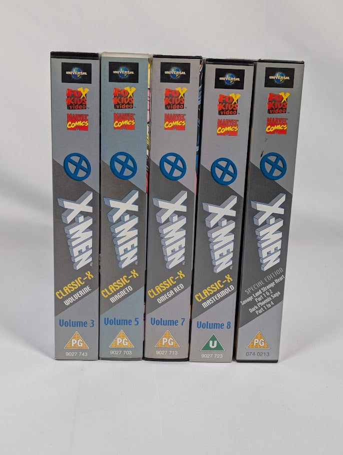 X-Men Classic X VHS Tape Set of 5