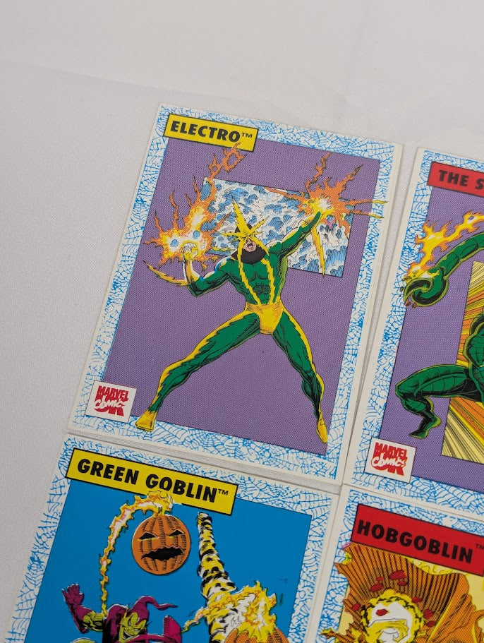 Marvel Comics Exploits of Spider-Man 1992 Issues 1 - 32 and 12 Rare Trading Cards