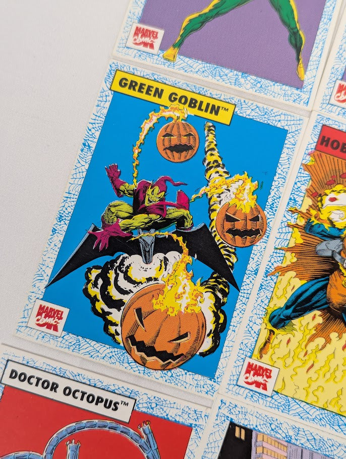 Marvel Comics Exploits of Spider-Man 1992 Issues 1 - 32 and 12 Rare Trading Cards