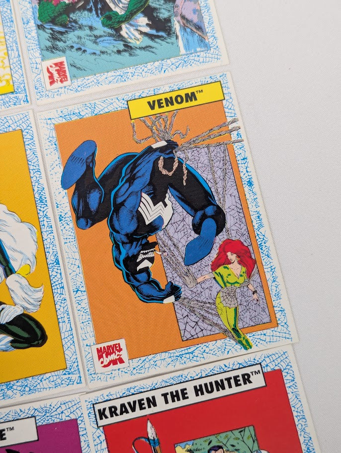 Marvel Comics Exploits of Spider-Man 1992 Issues 1 - 32 and 12 Rare Trading Cards