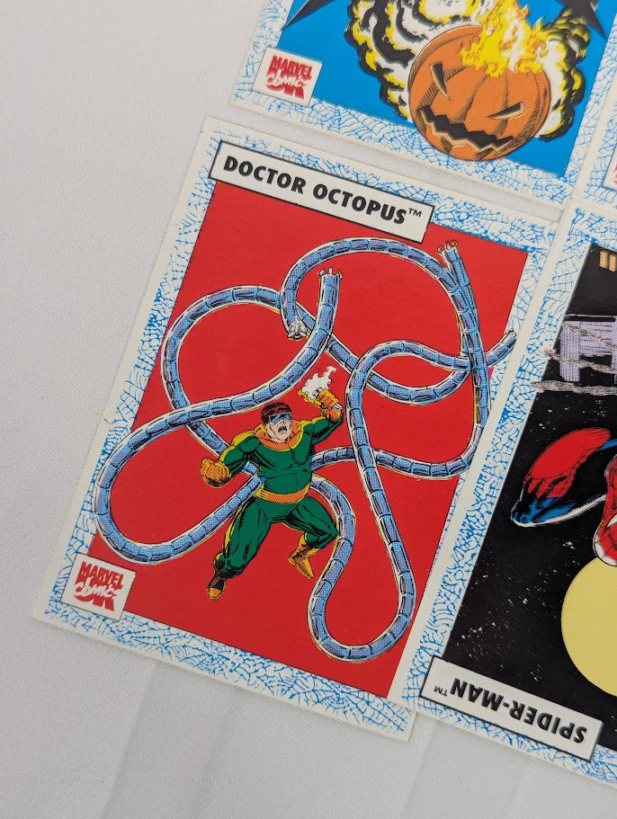 Marvel Comics Exploits of Spider-Man 1992 Issues 1 - 32 and 12 Rare Trading Cards