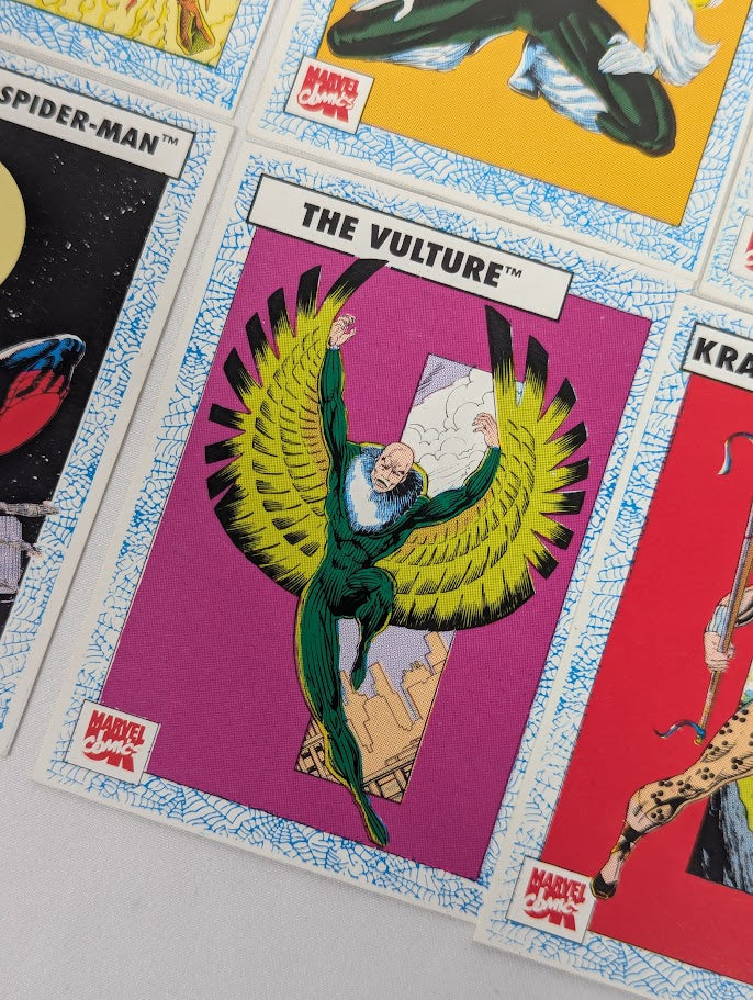 Marvel Comics Exploits of Spider-Man 1992 Issues 1 - 32 and 12 Rare Trading Cards