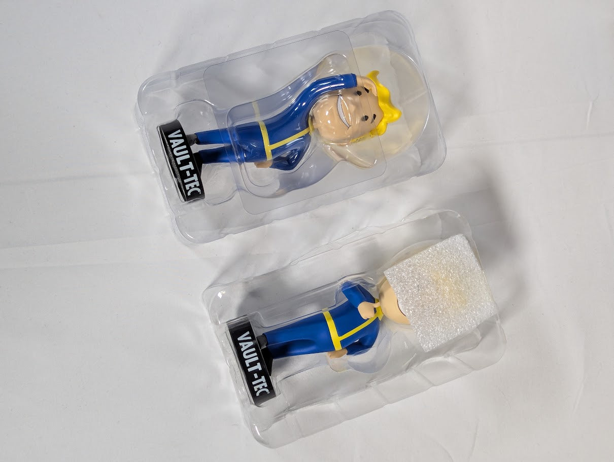 Fallout Vault Boy Charisma & Perception Bobblehead Figure Set of 2