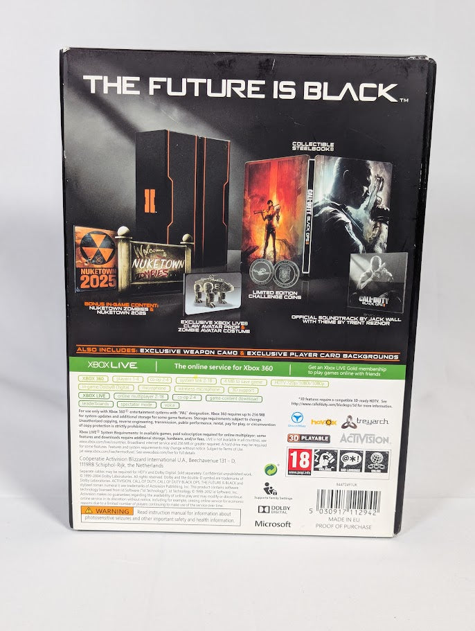 Call of Duty Black Ops 2 Hardened Edition Xbox 360 (Complete)