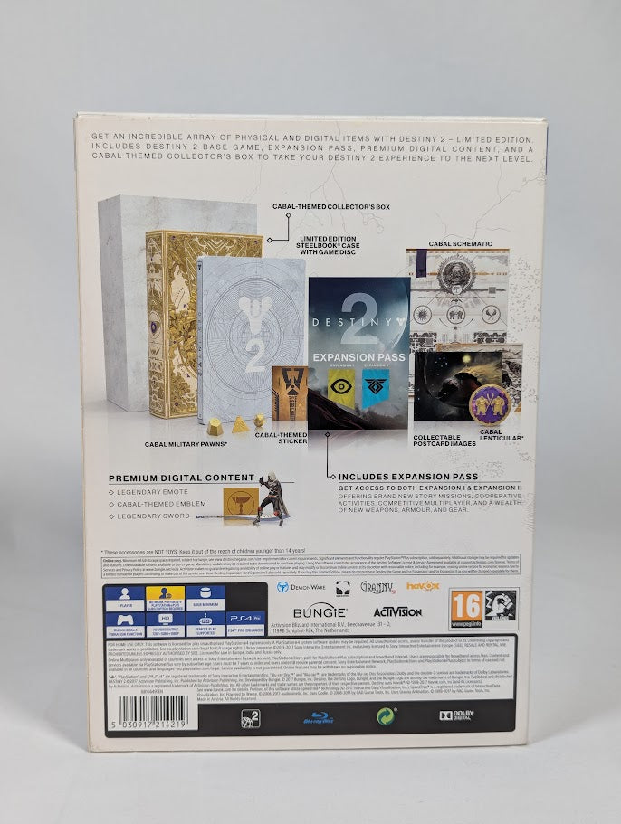 Destiny 2 Collectors Edition PS4 (No Frontier Bag)