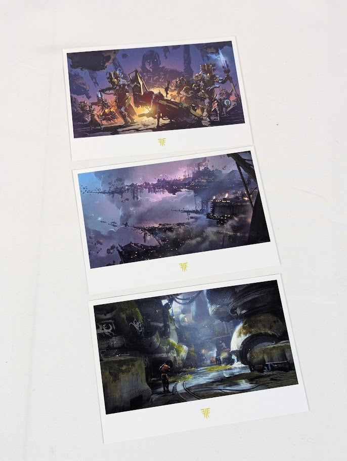 Destiny 2 Forsaken Limited Edition Bonus Content Drifters Pendant Keyring & Art Cards