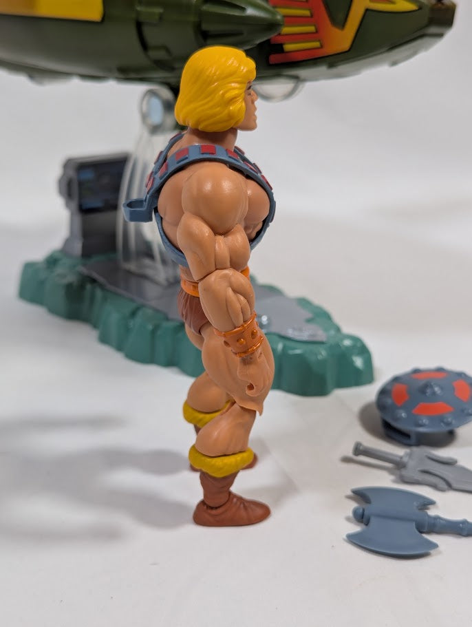 Masters of the Universe Origins 2020 Wind Raider & He-Man Action Figure (No Box)