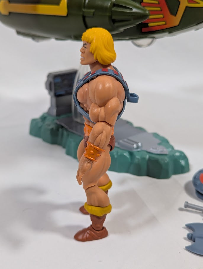 Masters of the Universe Origins 2020 Wind Raider & He-Man Action Figure (No Box)