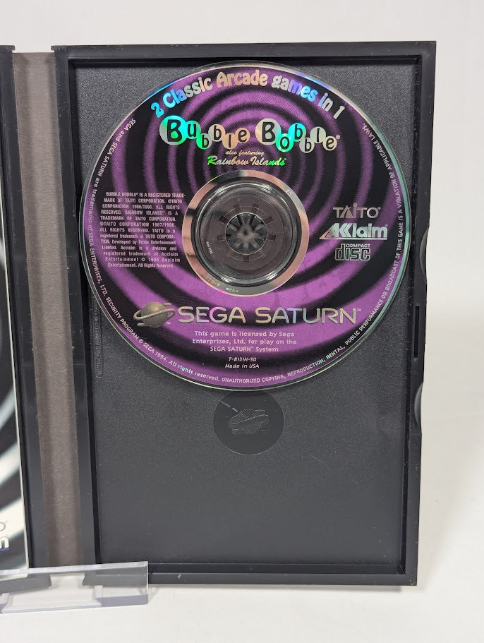 Bubble Bobble also featuring Rainbow Islands Sega Saturn