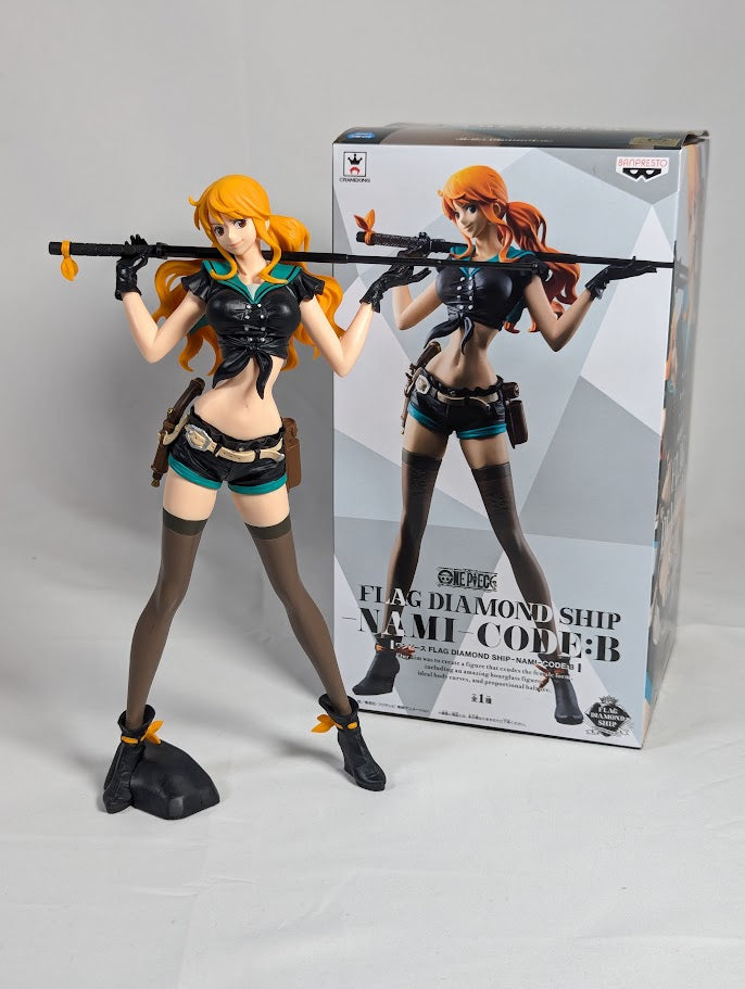 One Piece Nami Flag Diamond Ship Statue